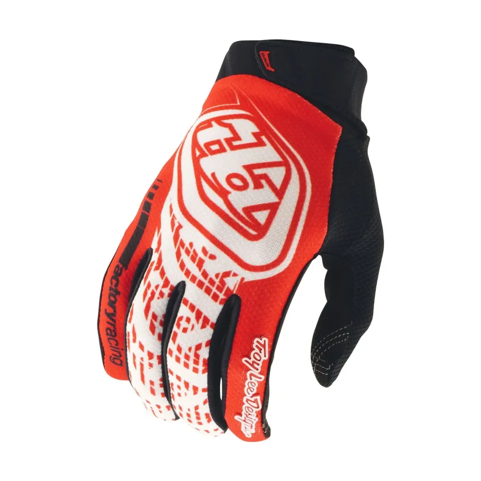 Troy Lee Designs GP Pro guanti moto Frames Red White