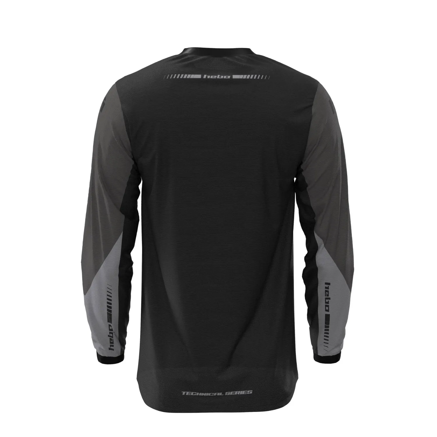 Hebo Tech maglietta trial nera leggera 180 g UPF50