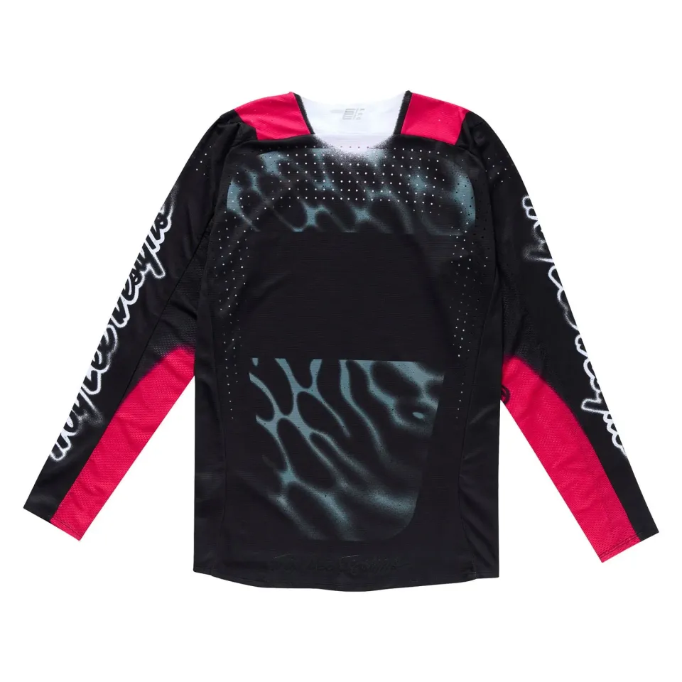 Troy Lee Designs SE Pro Jersey Roam maglia nera stretch