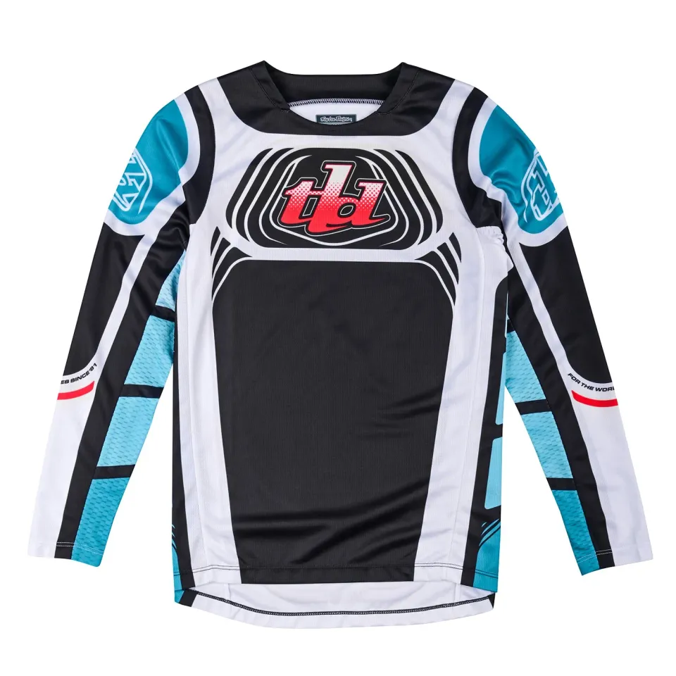Troy Lee Designs GP Pro Wavez maglia moto bambino phantom turchese
