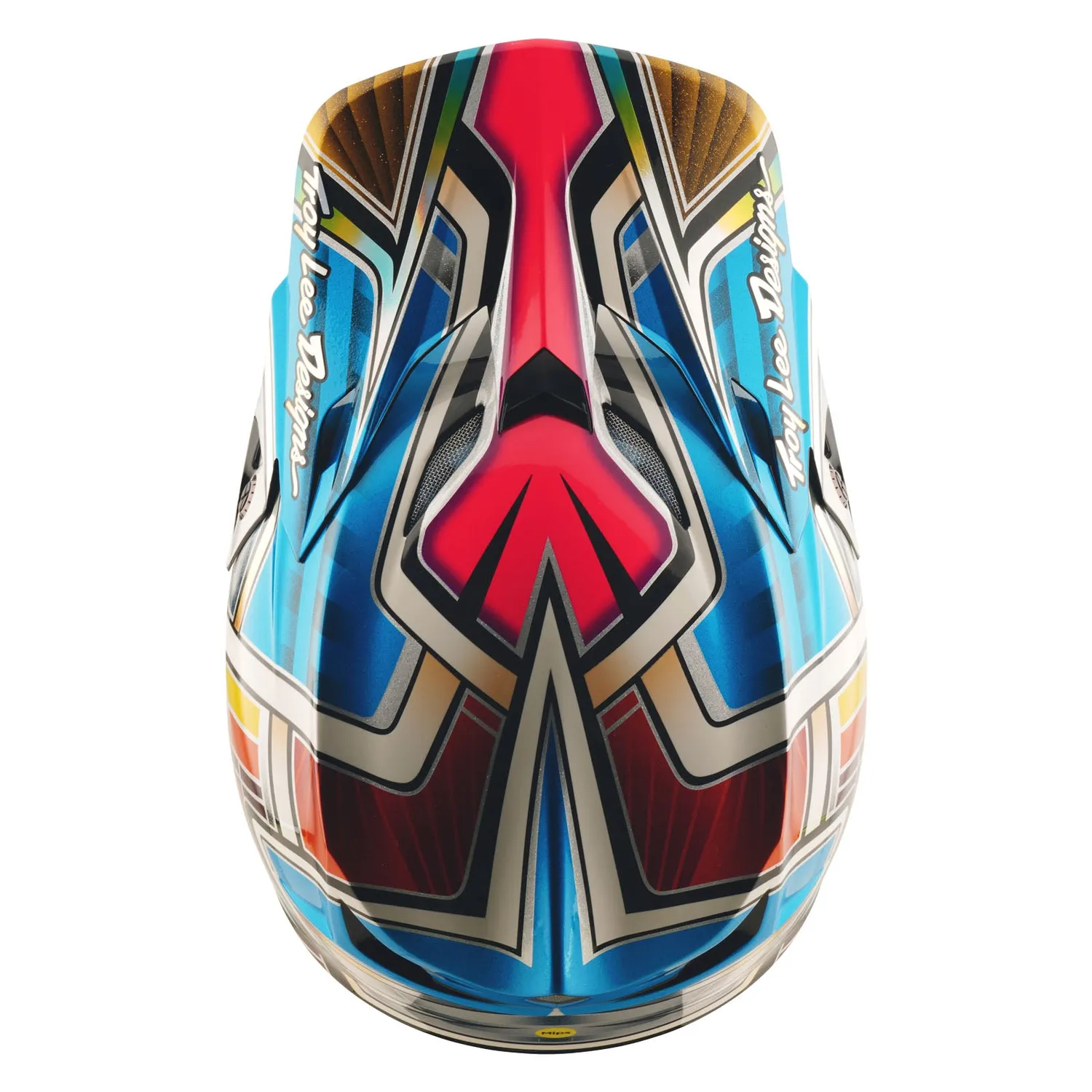 Troy Lee Designs SE5 Carbon Casco Cross Lowrider Argento MIPS