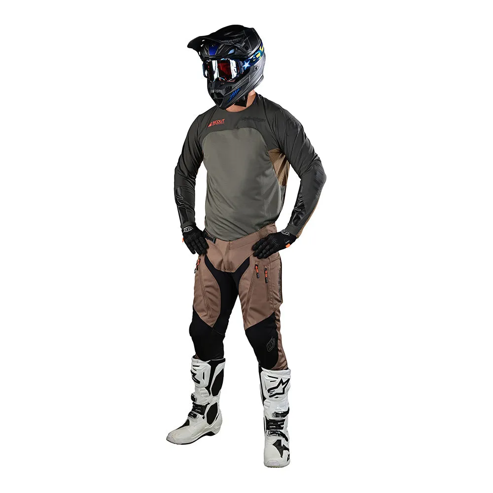 Troy Lee Designs Scout SE pantaloni moto grigi 38