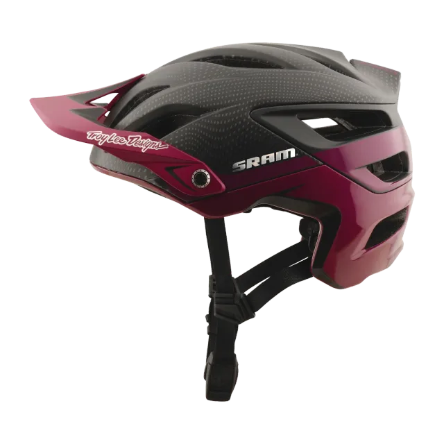 Troy Lee Designs A3 casco bici Black Berry MIPS ventilato