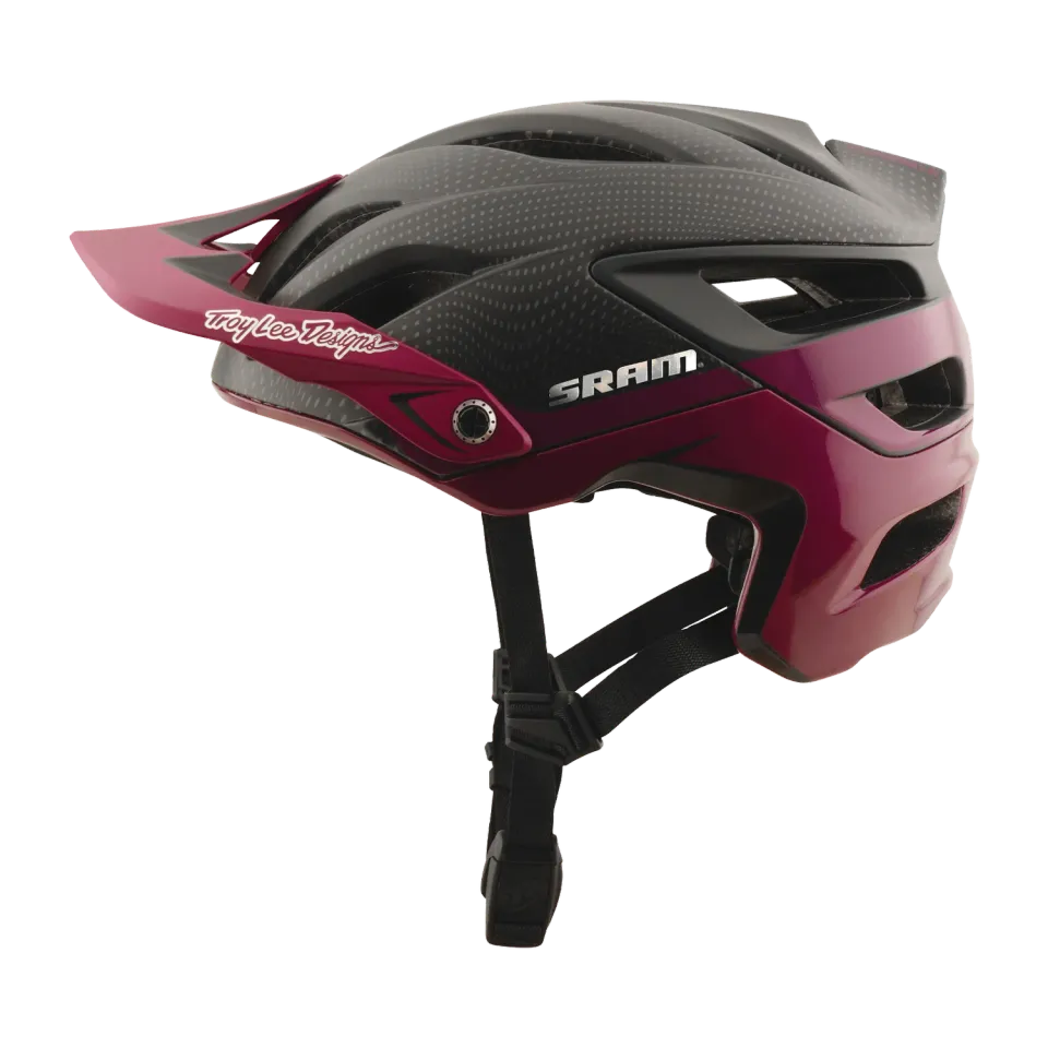 Troy Lee Designs A3 casco bici Black Berry MIPS ventilato