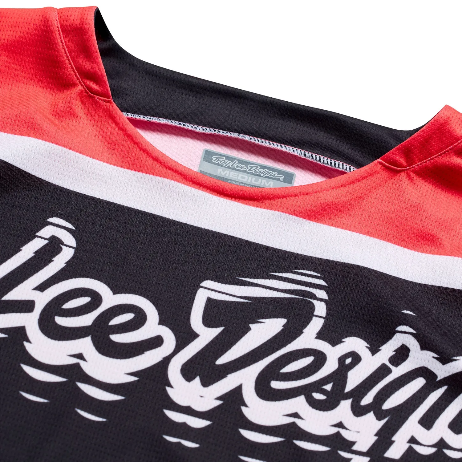 Troy Lee Designs GP Pro Stagger maglia moto nero rosso manica lunga