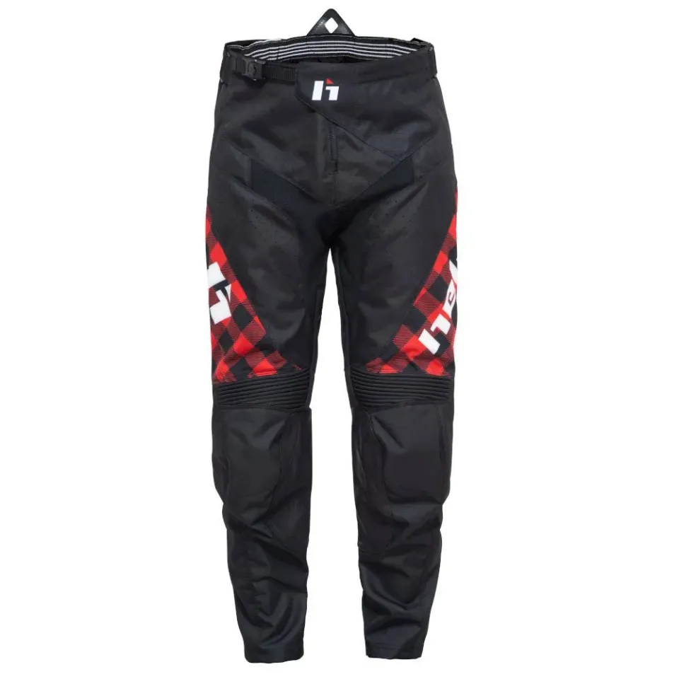 Hebo Stratos Woodsman pantaloni cross rosso elastico