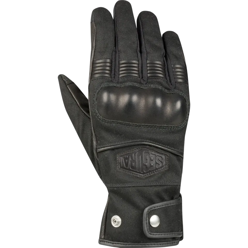 Segura Tampico guanti moto neri touch misto pelle