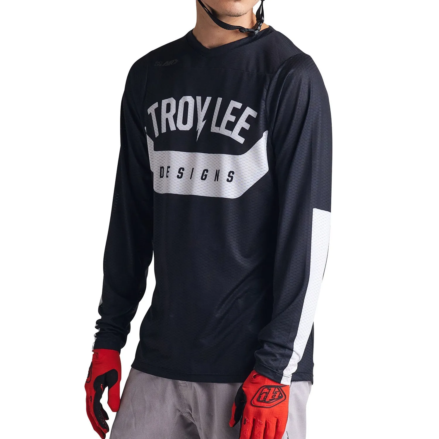 Troy Lee Designs Skyline Air Aircore maglia bici nera manica lunga