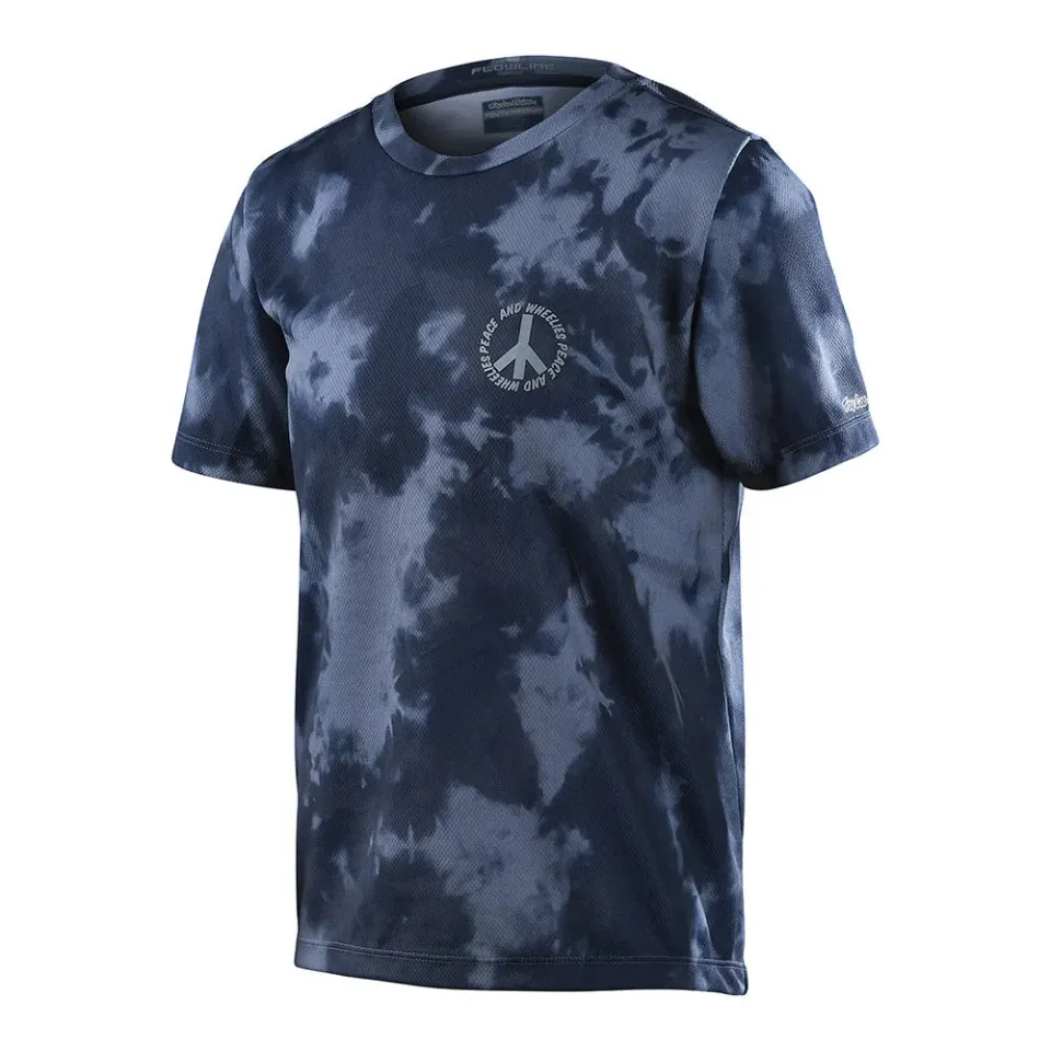 Troy Lee Designs Flowline Plot maglia mtb Charcoal junior