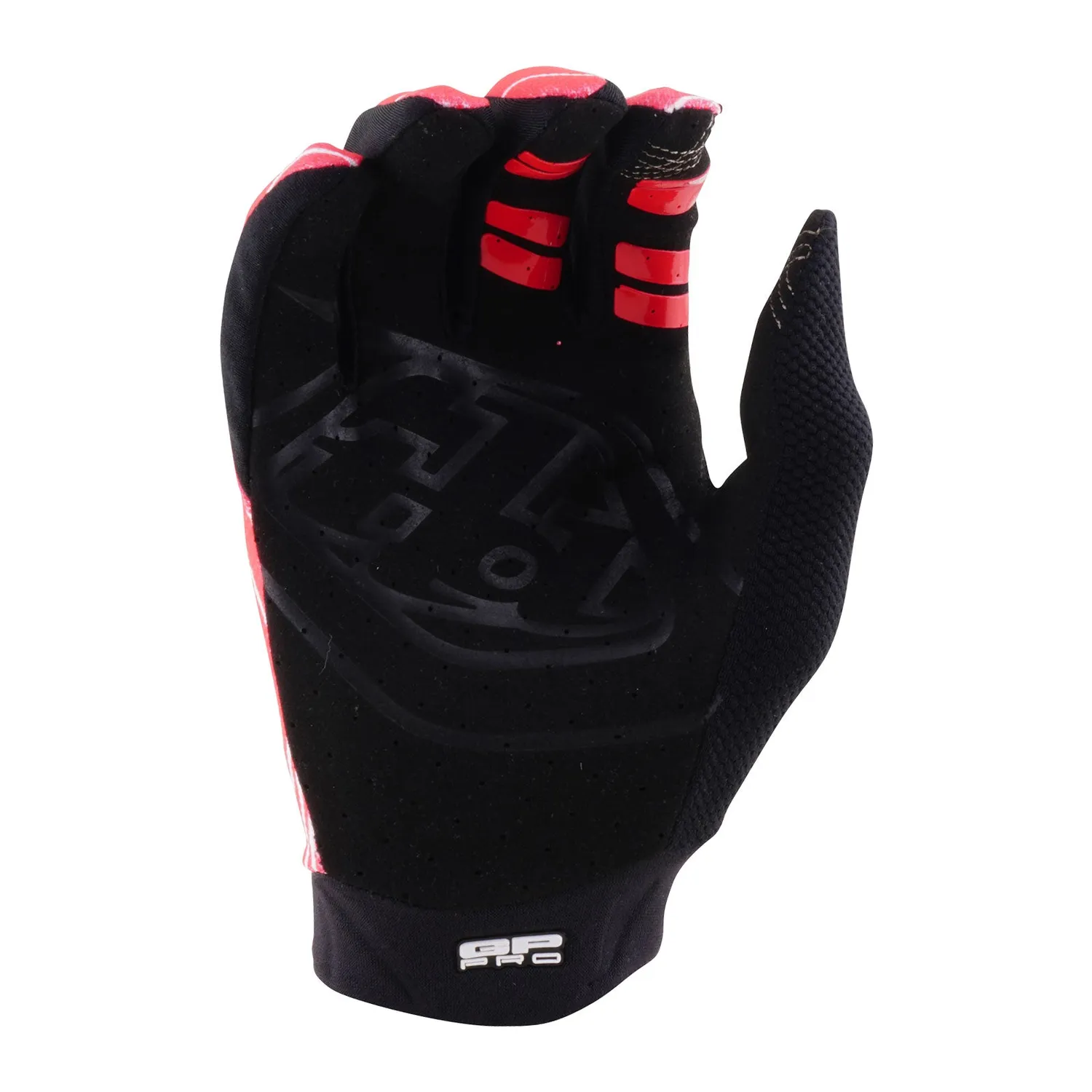 Troy Lee Designs GP Pro Stagger guanti moto nero rosso touch
