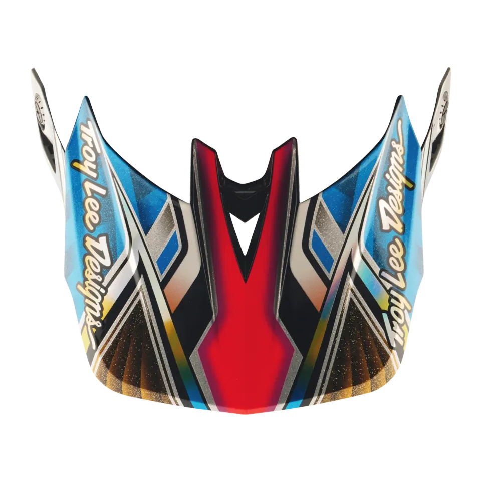 Troy Lee Designs D4 visiera Lowrider Blue