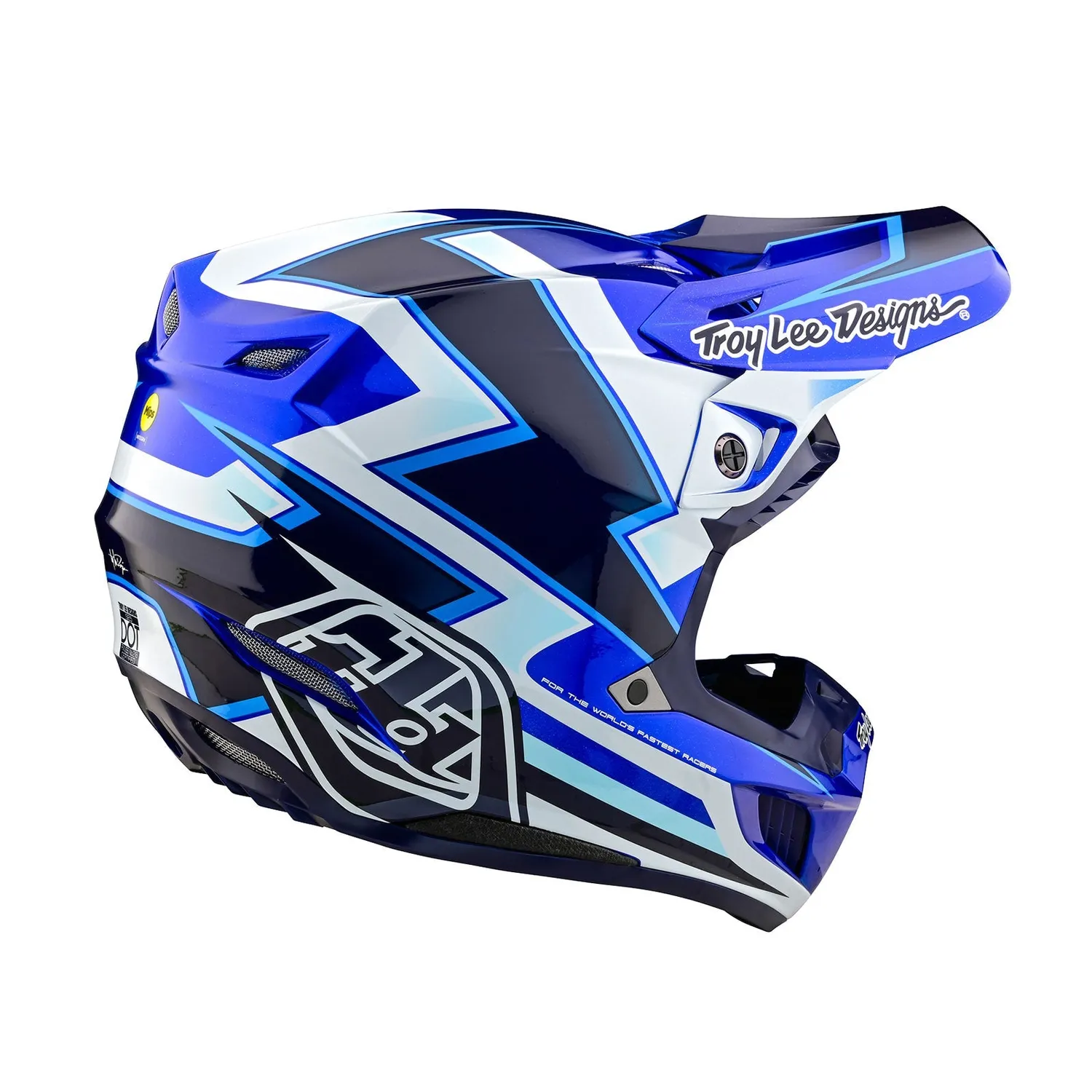 Troy Lee Designs SE5 Composite Casco Moto Ever Blue MIPS