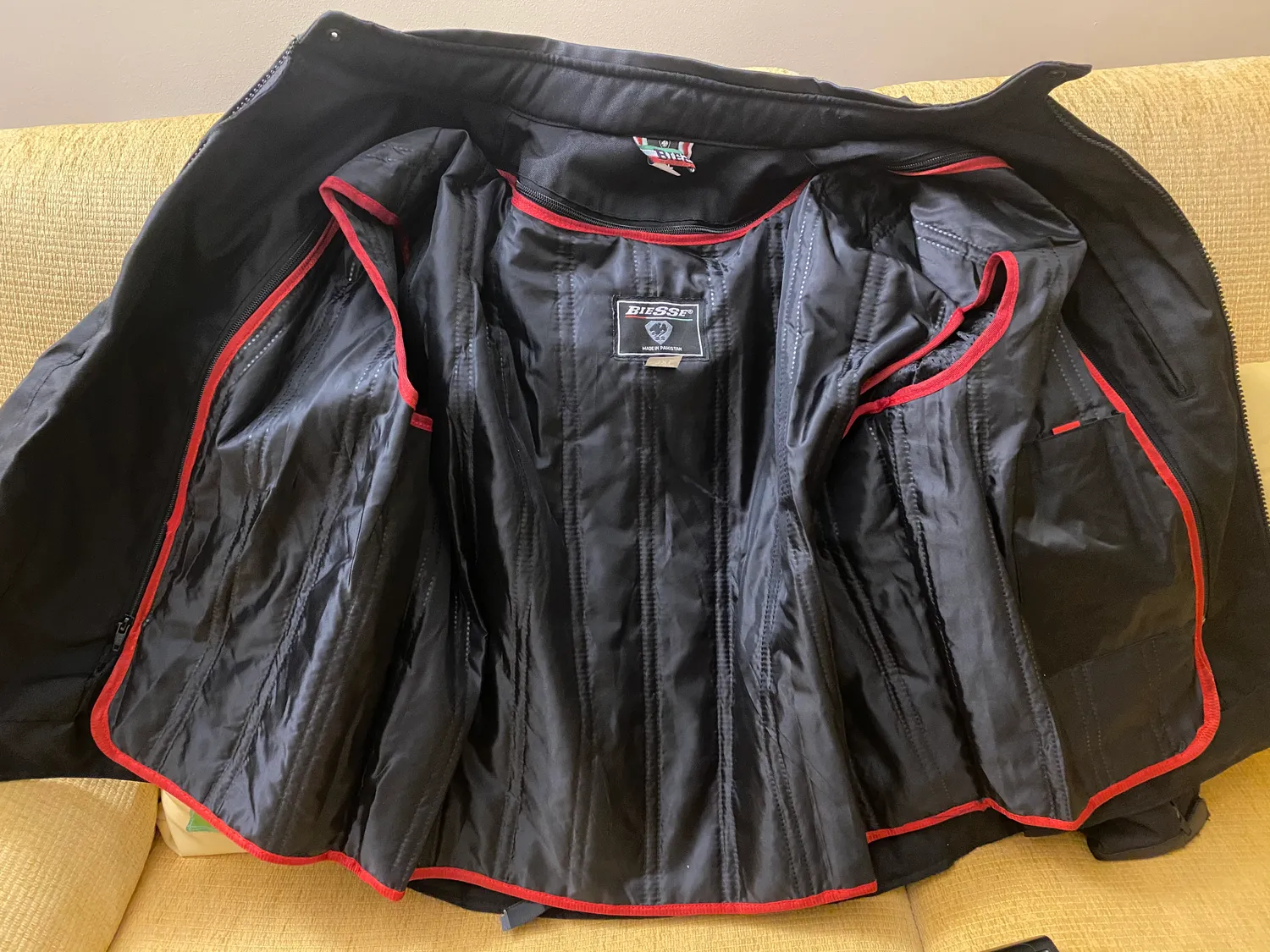 Bi Esse Rav-Biker Giacca Moto Touring XL Nero-Bianco