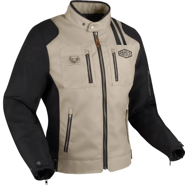 Segura Scorpio giacca moto uomo nero taupe traspirante