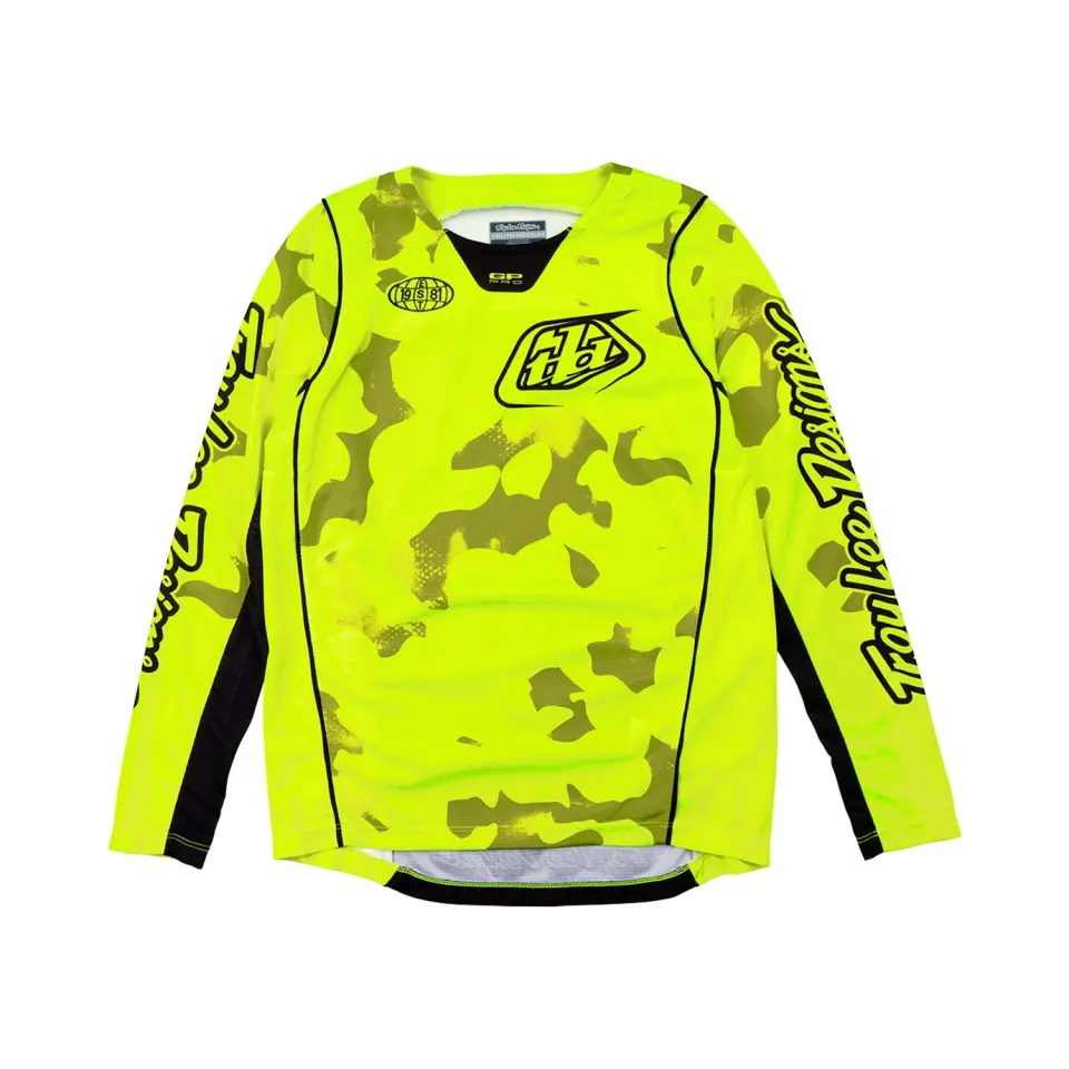 Troy Lee Designs GP Pro maglia moto bambino giallo fluo leggera
