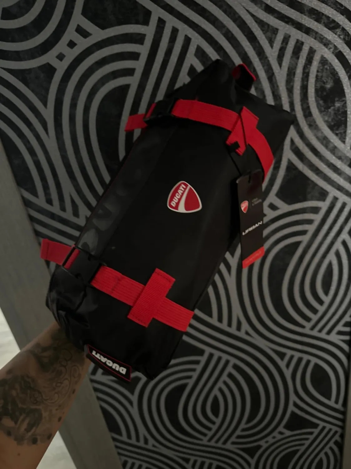 Ducati Urban DUC-BAG-EBK20 sacca bici pieghevole nera impermeabile