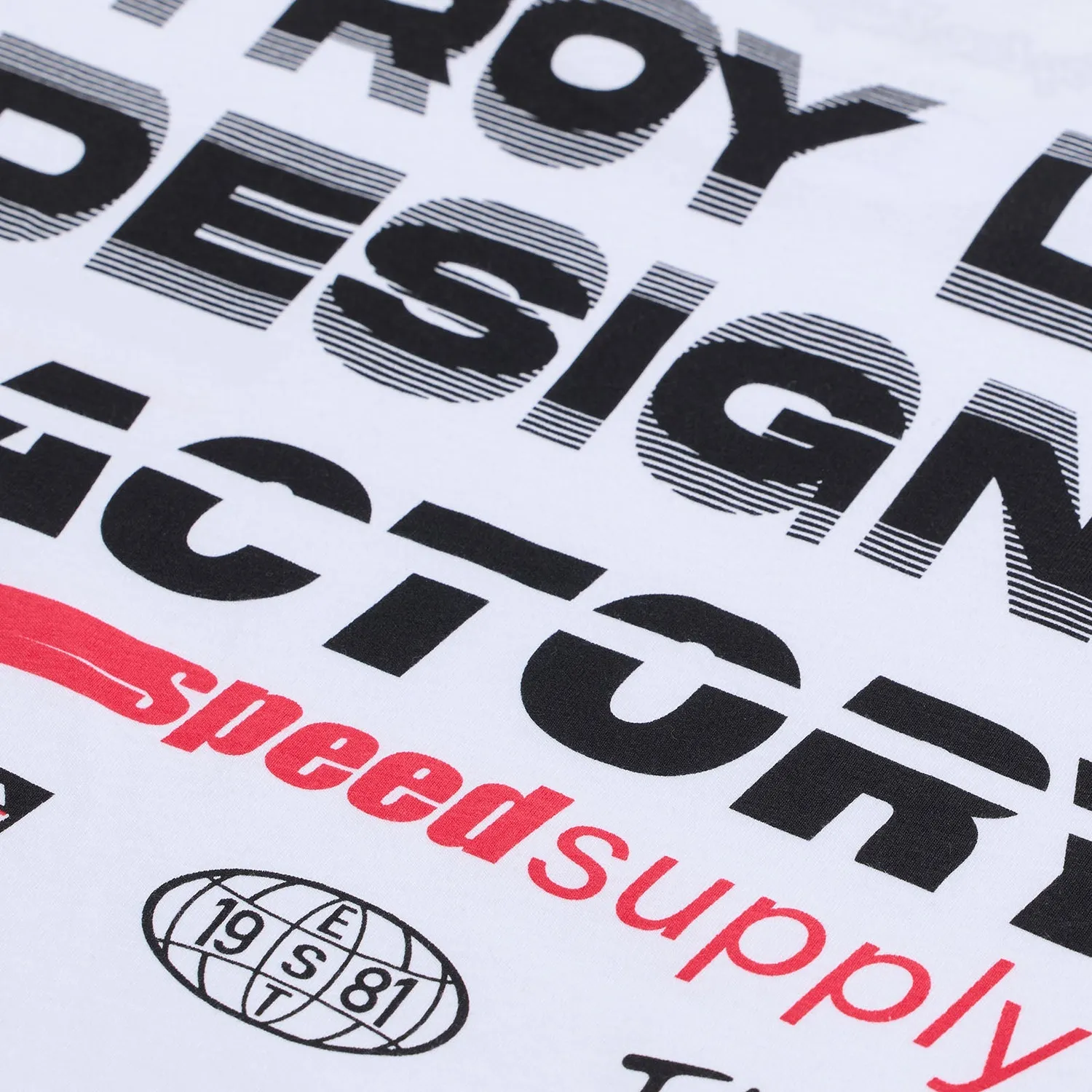 Troy Lee Designs Factory t-shirt uomo bianca manica corta