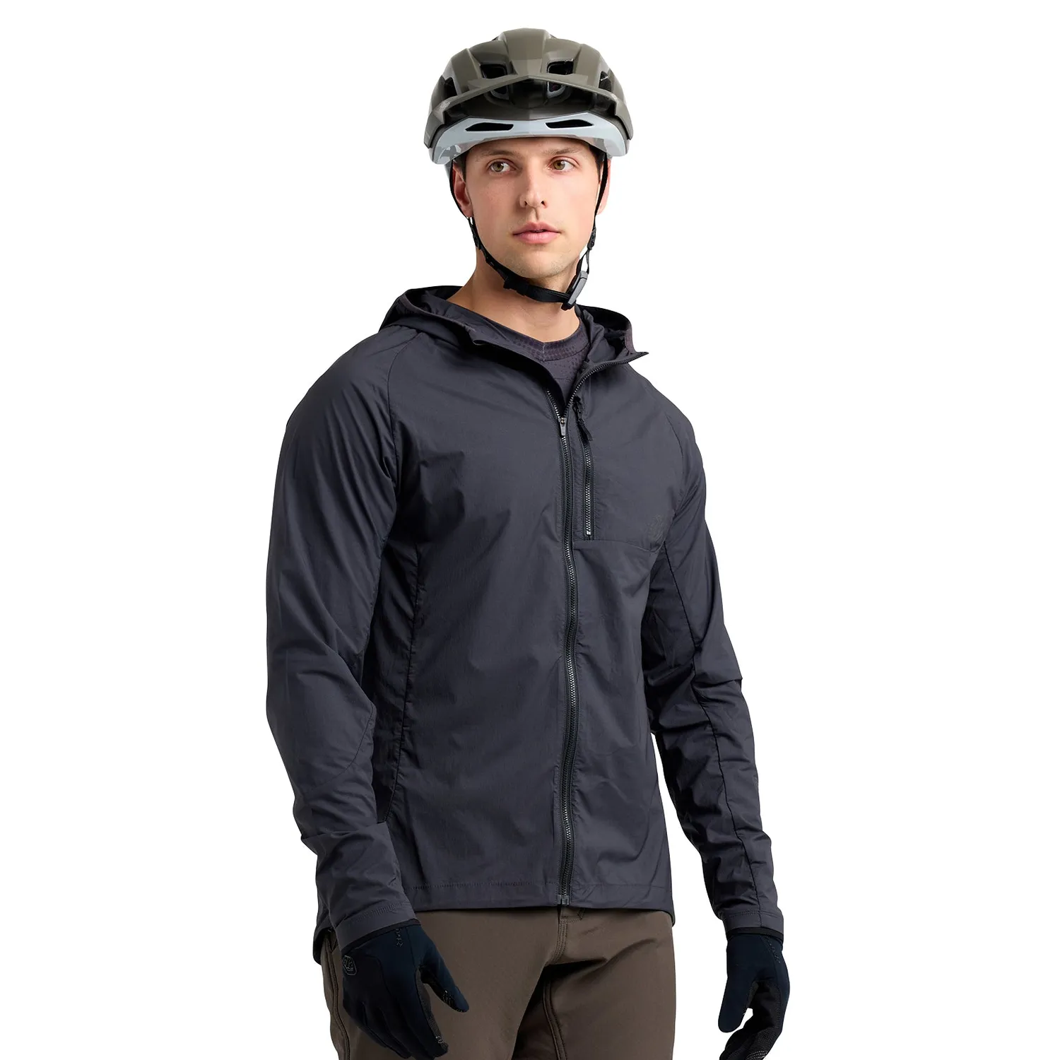 Troy Lee Designs Drift Windbreaker giacca bici Carbon antivento