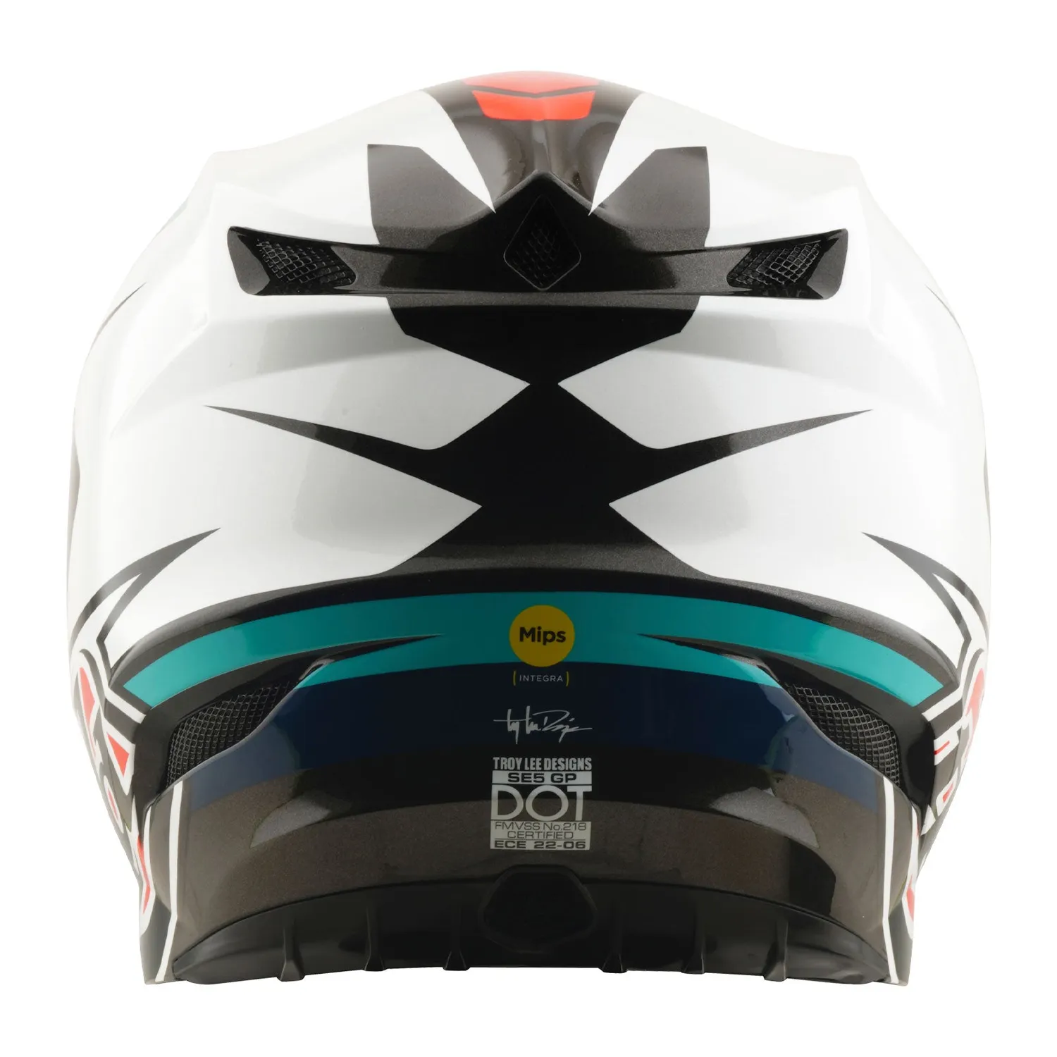 Troy Lee Designs SE5 Polycarbonate casco moto Roamer Red MIPS