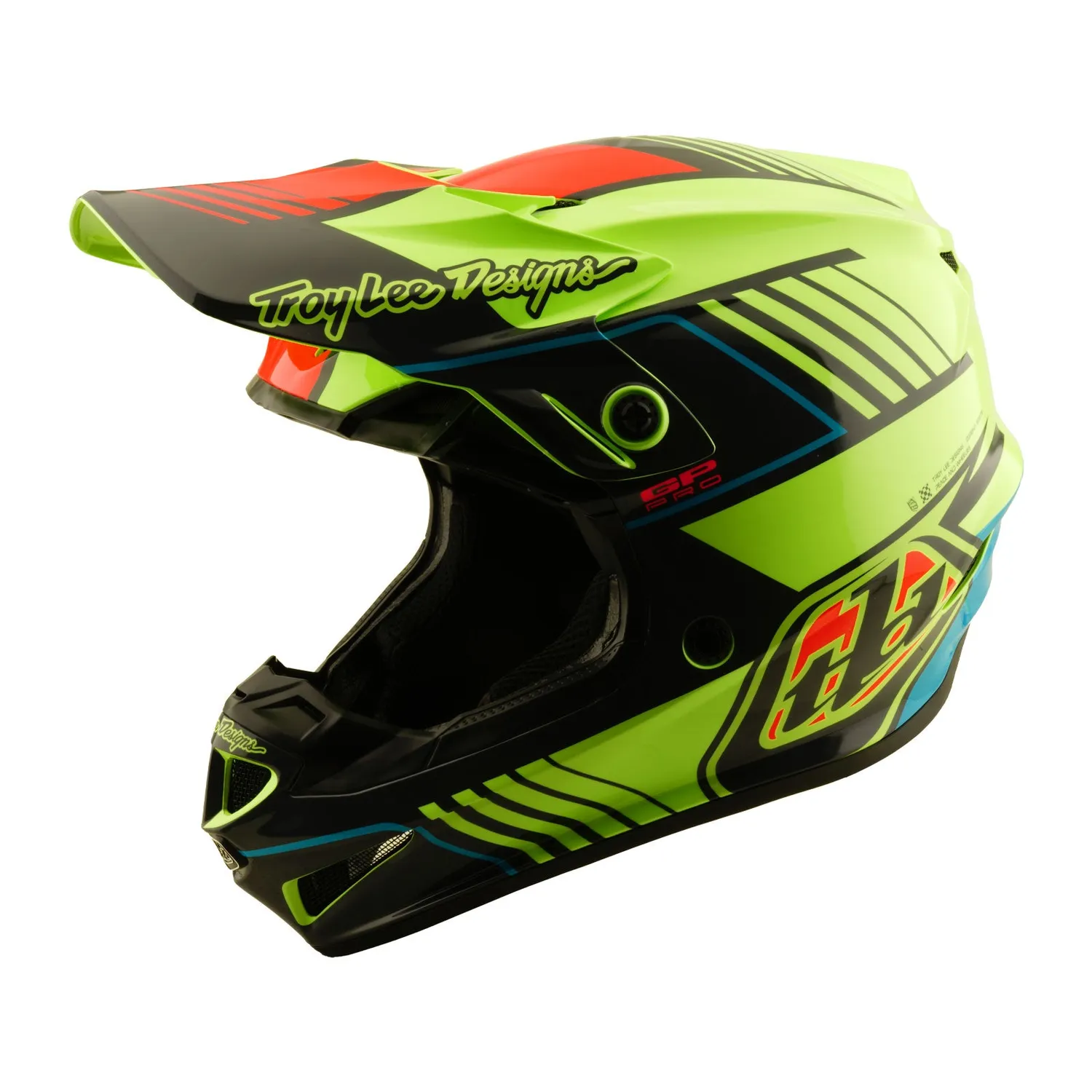 Troy Lee Designs GP Pro Segment casco moto Glo Yellow