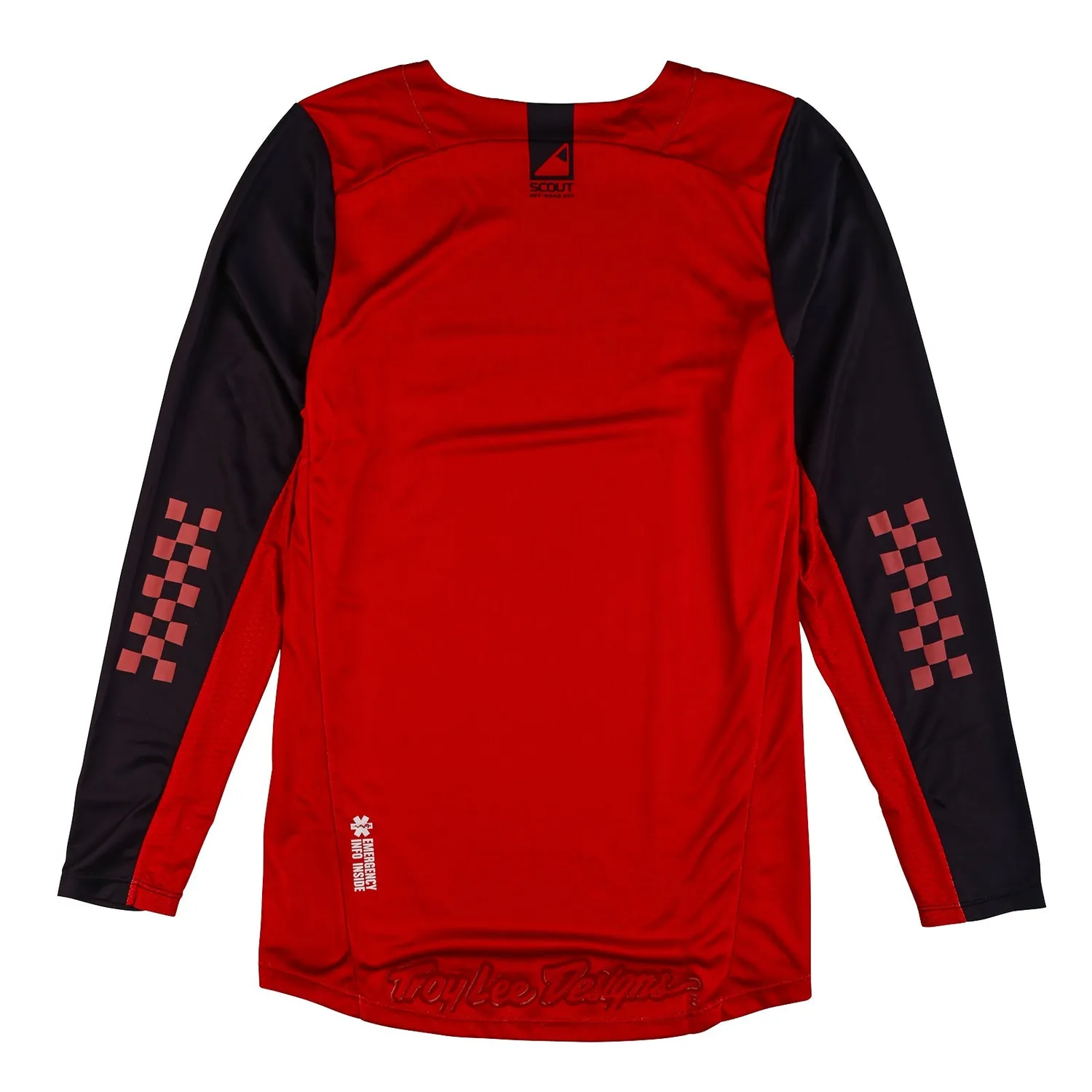 Troy Lee Designs Scout GP Big Lee maglia moto Black Burnt Orange mesh