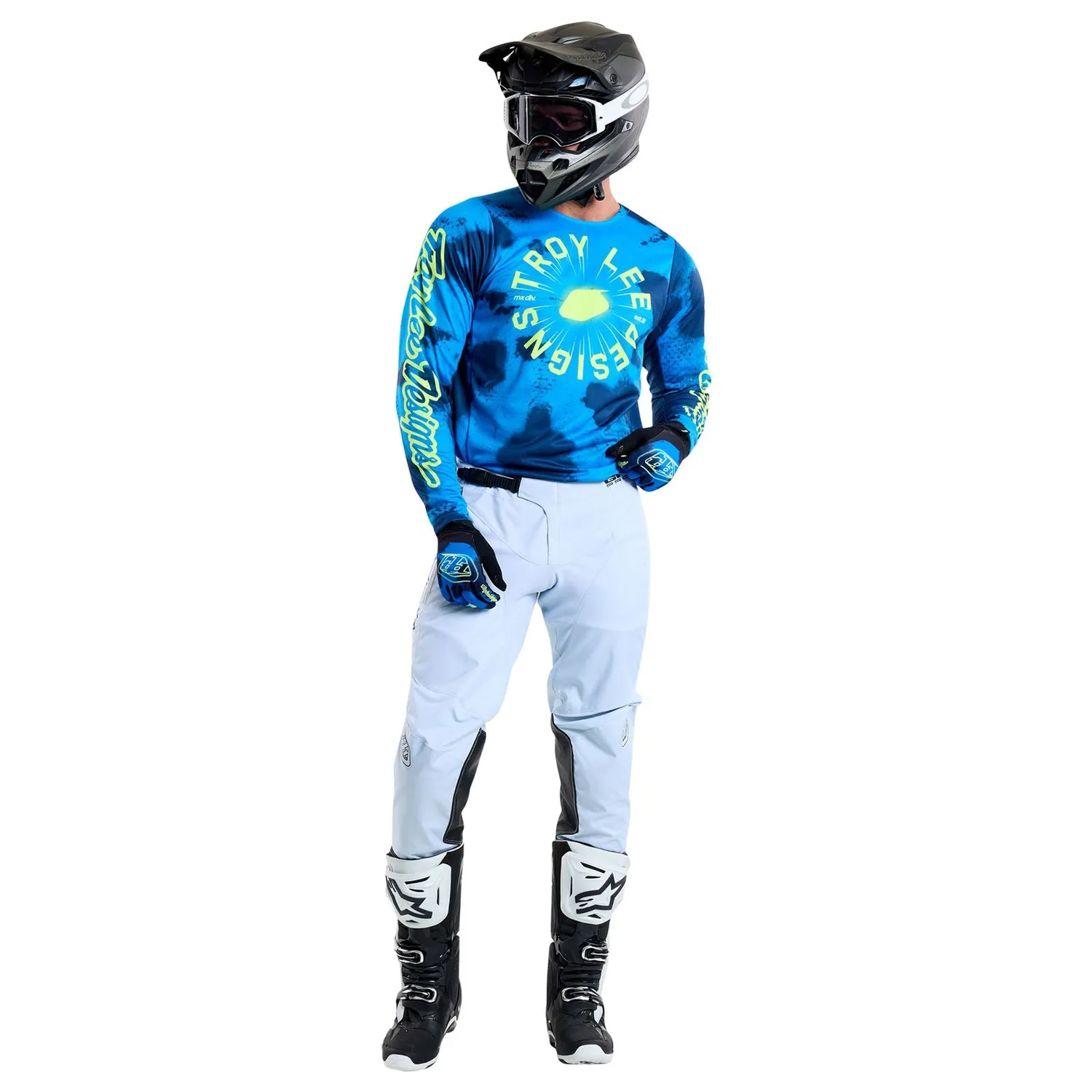 Troy Lee Designs GP Pro maglia moto blu ventilata