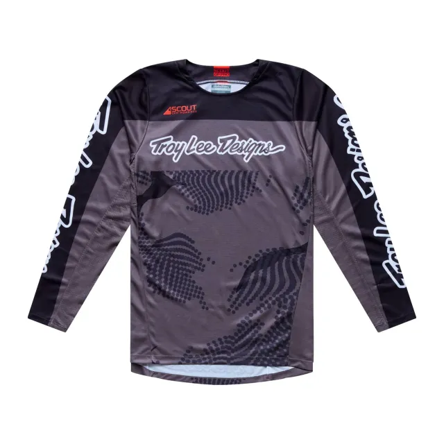 Troy Lee Designs Scout GP Pro maglia moto nera traspirante