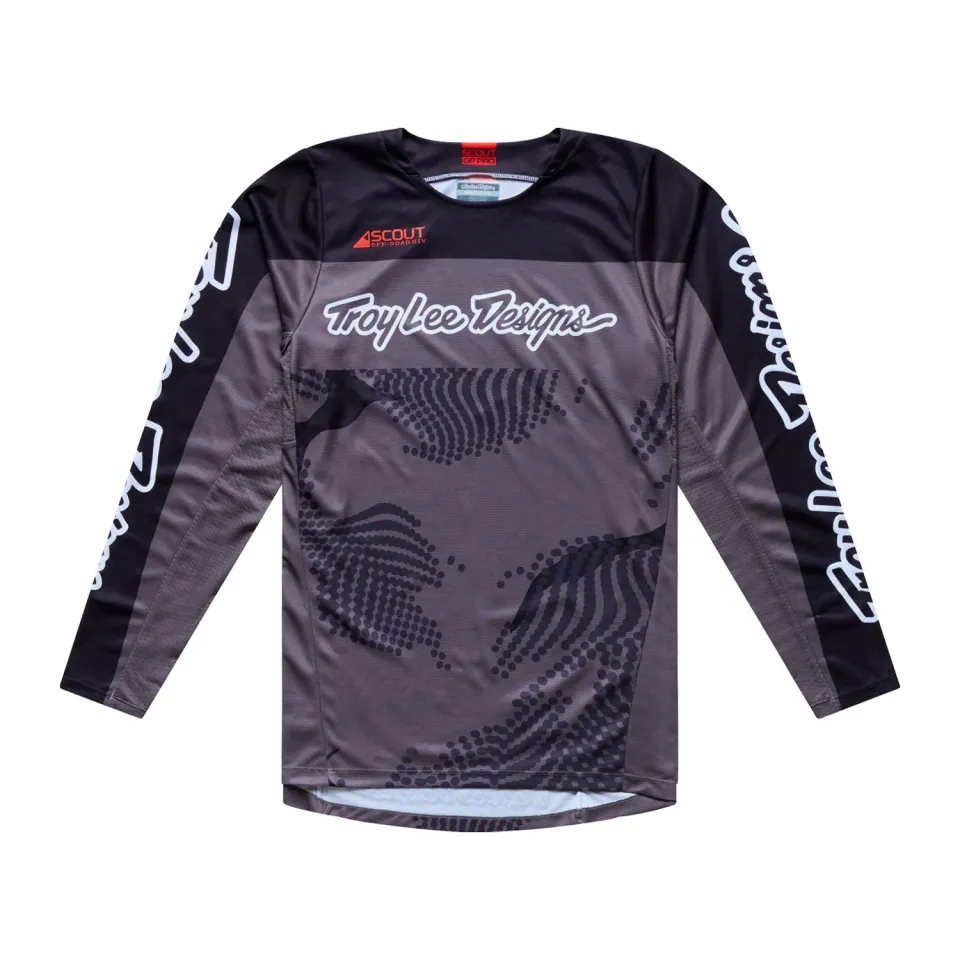 Troy Lee Designs Scout GP Pro maglia moto nera traspirante