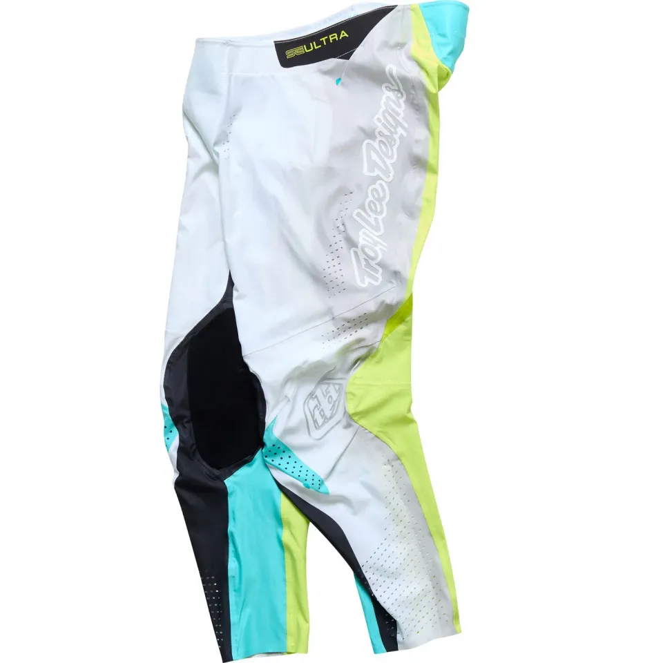 Troy Lee Designs SE Ultra Vision pantaloni moto bianco carbon
