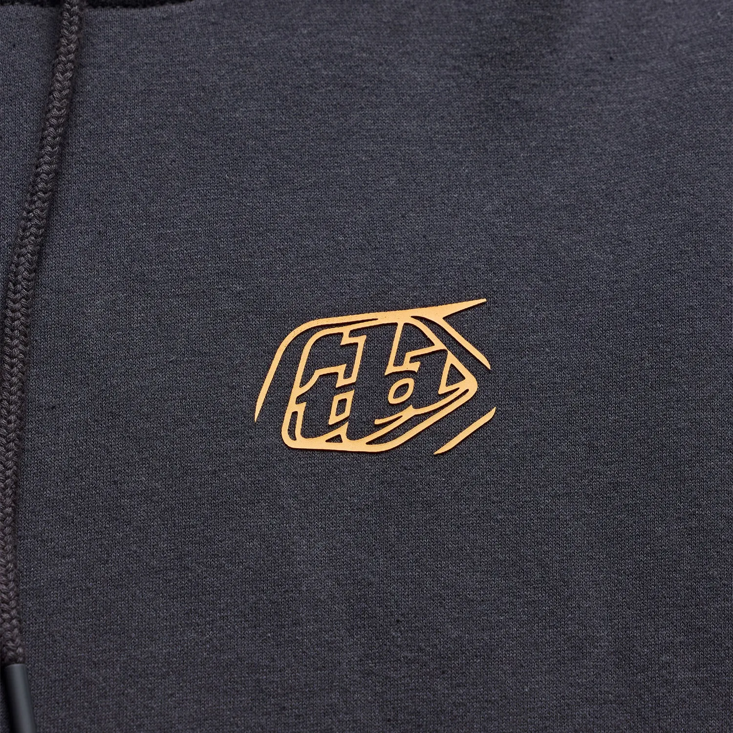 Troy Lee Designs Branded felpa cappuccio carbon calda