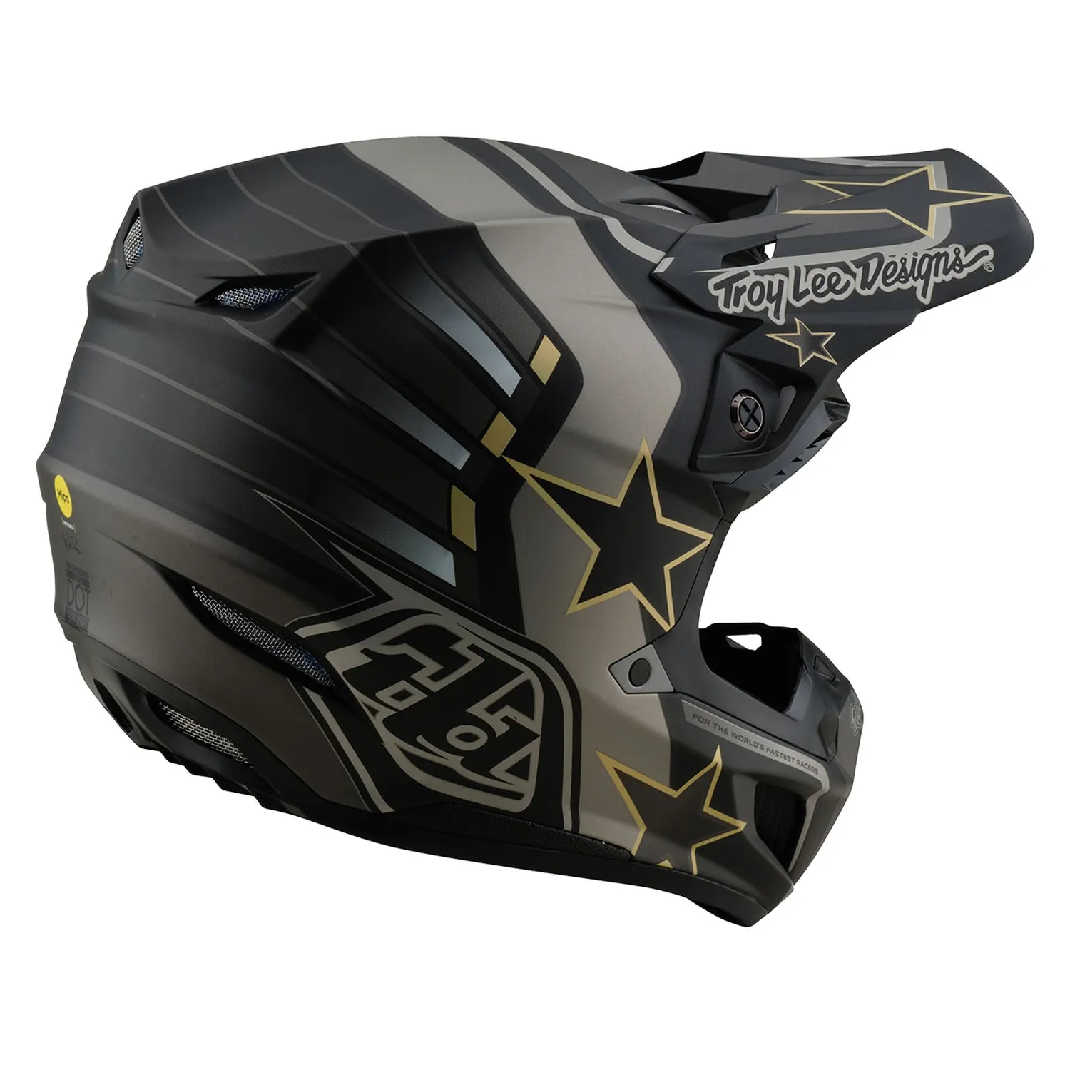 Troy Lee Designs SE5 Composite casco moto nero MIPS