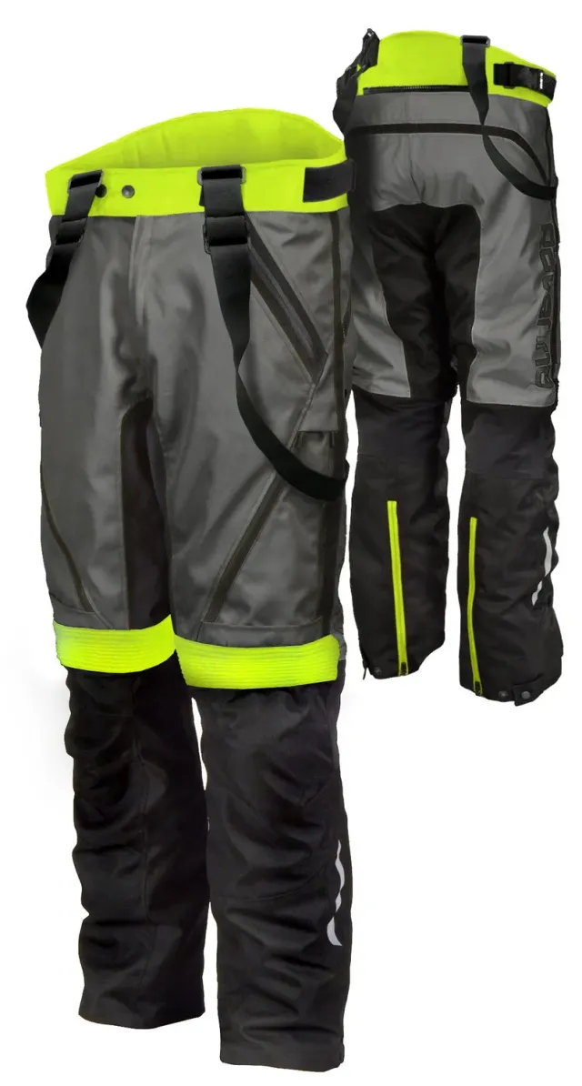 Ravenna 4 Season pantaloni moto nero-grigio impermeabili