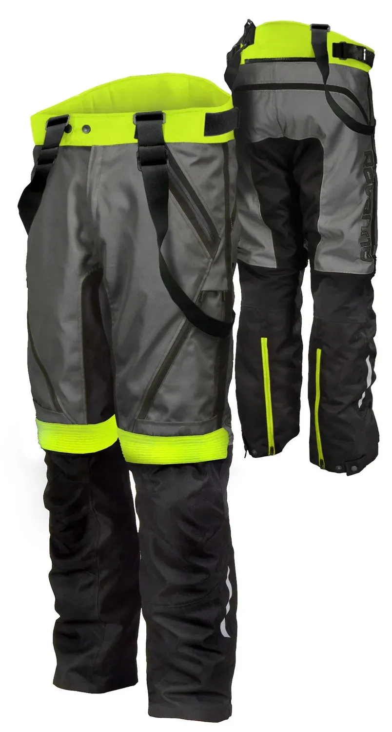 Ravenna 4 Season pantaloni moto nero-grigio impermeabili