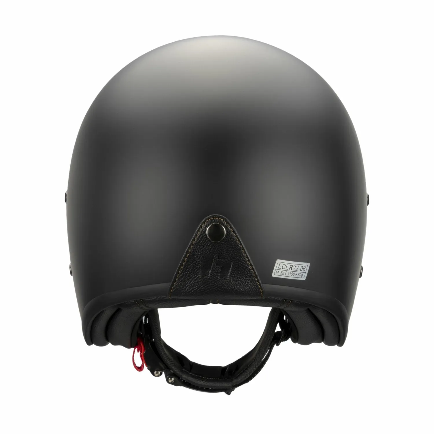 Hebo Retro Jet casco jet nero opaco