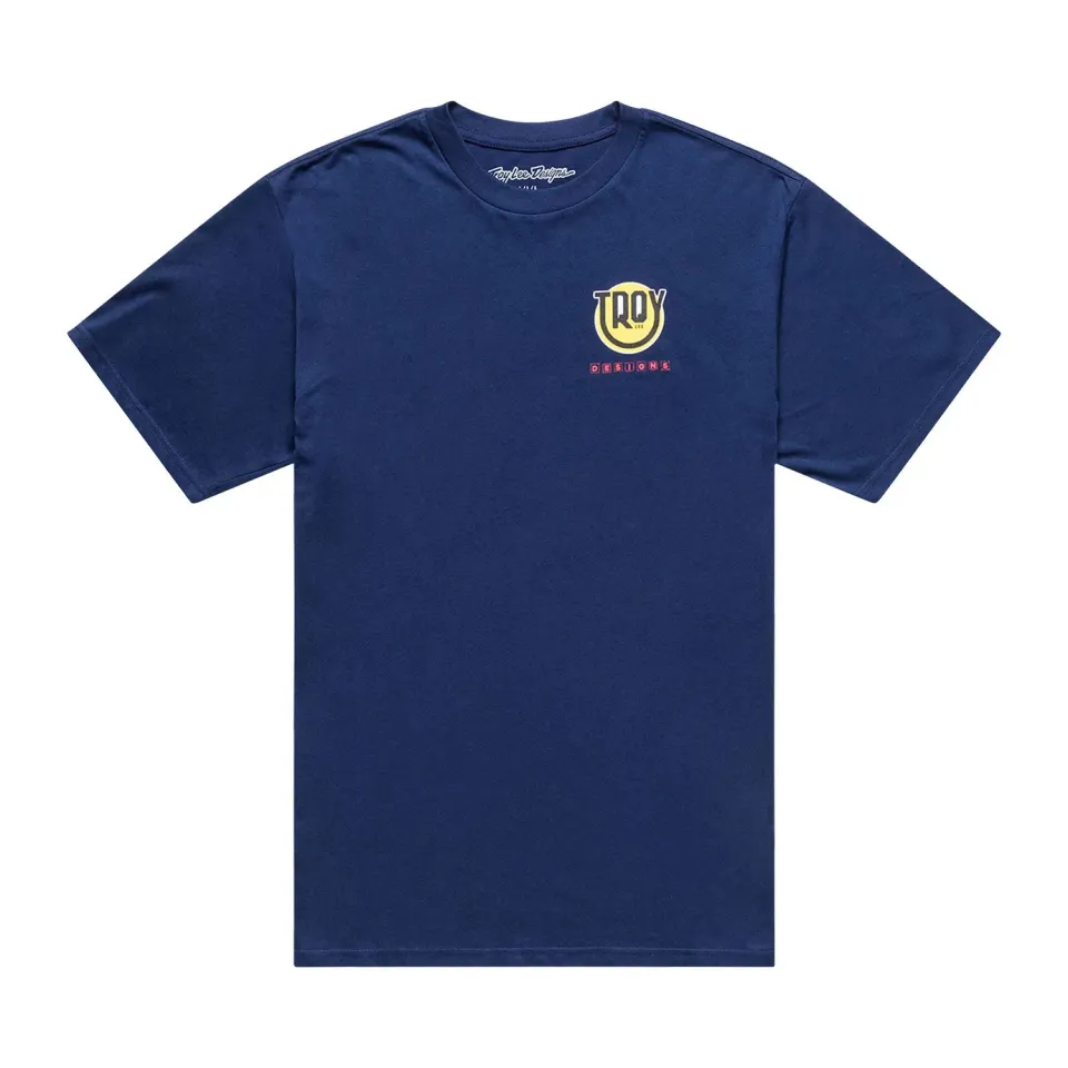 Troy Lee Designs Happy Dayz Navy t-shirt manica corta cotone