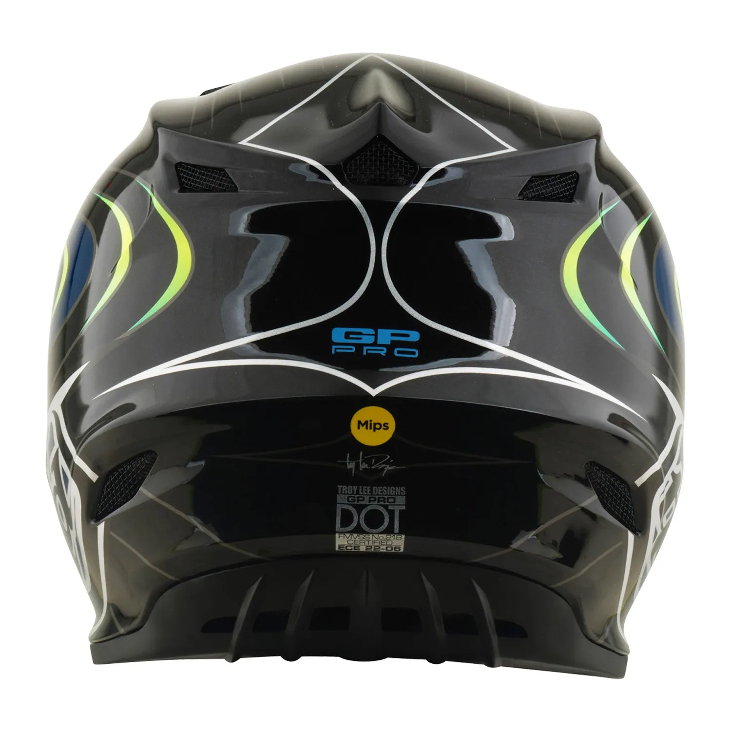 Troy Lee Designs GP Pro Pulse casco moto MIPS nero