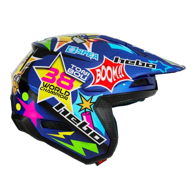 Hebo Zone Pro Toni Bou casco trial fibra 1050 g