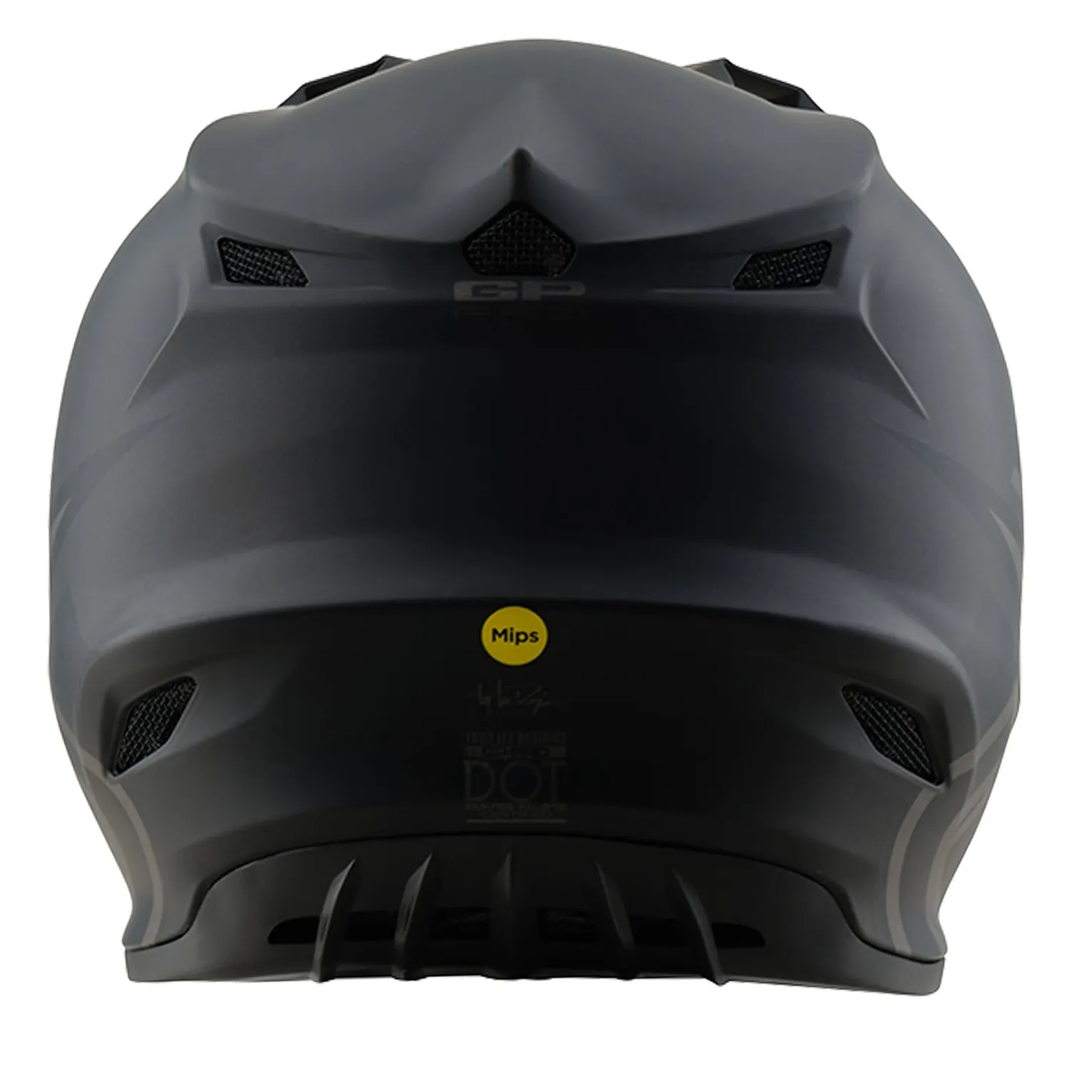 Troy Lee Designs GP Pro Mono casco moto bambino Nero Mips