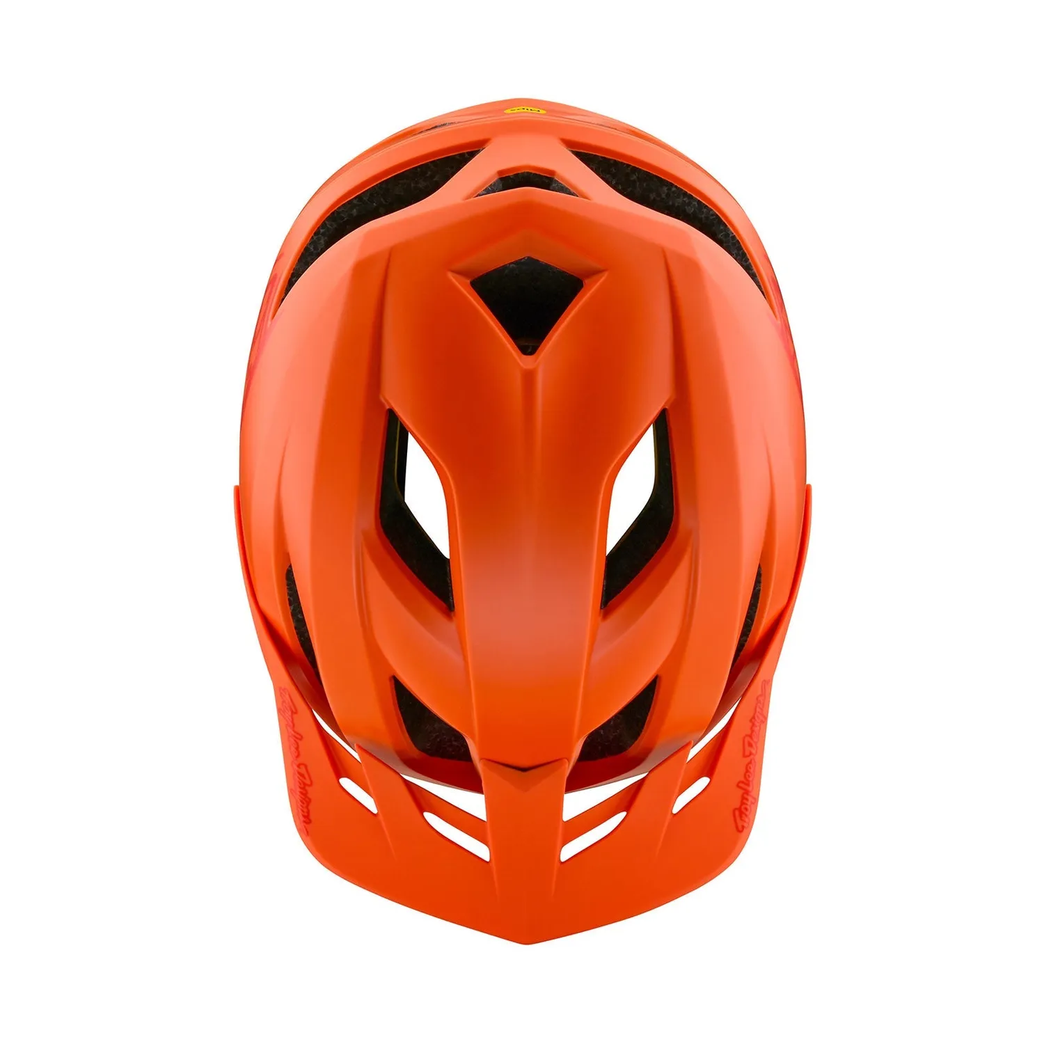 Troy Lee Designs Flowline MIPS casco bici mandarino