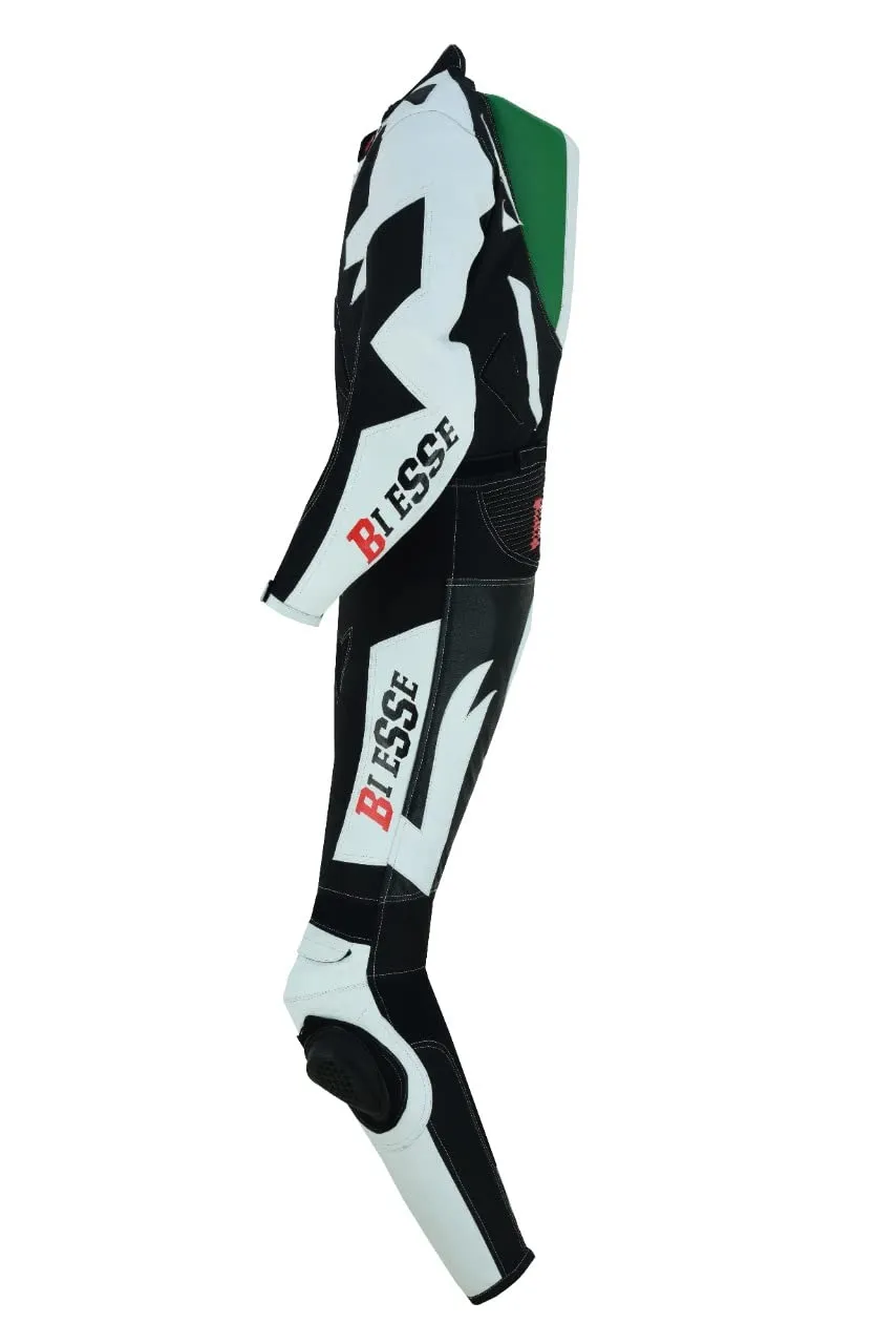 Bi Esse Tuta Minimoto Pelle Bambino XS 7 Anni Nero