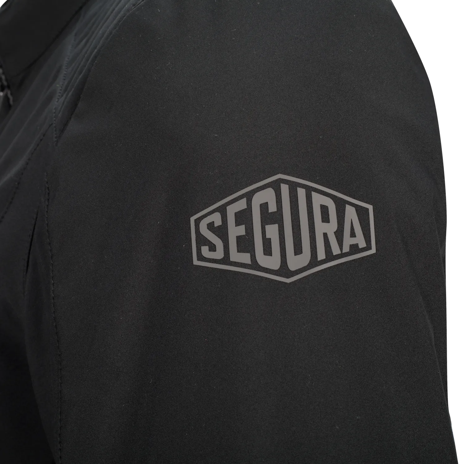 Segura Rebel Polk giubbotto moto nero softshell antivento