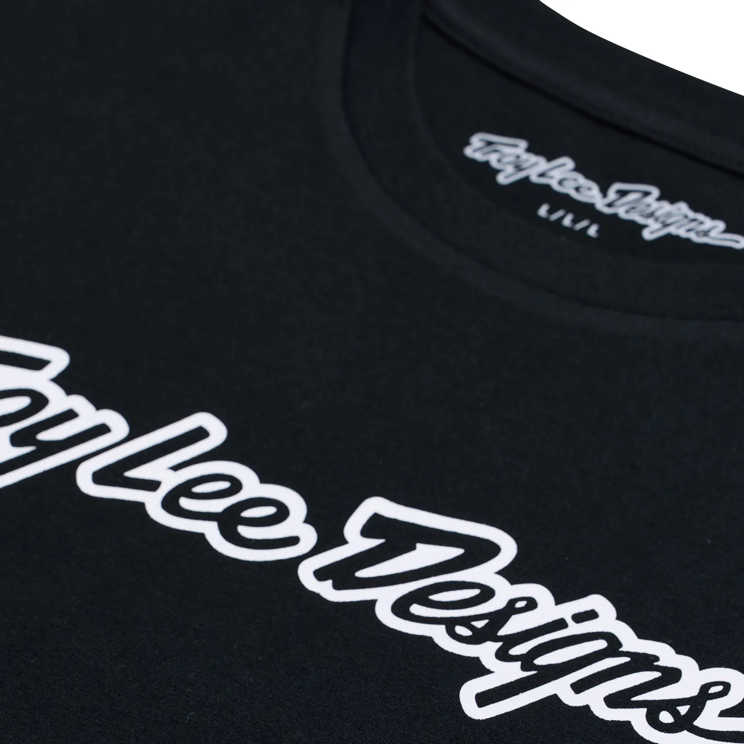Troy Lee Designs Signature t-shirt manica corta nero cotone