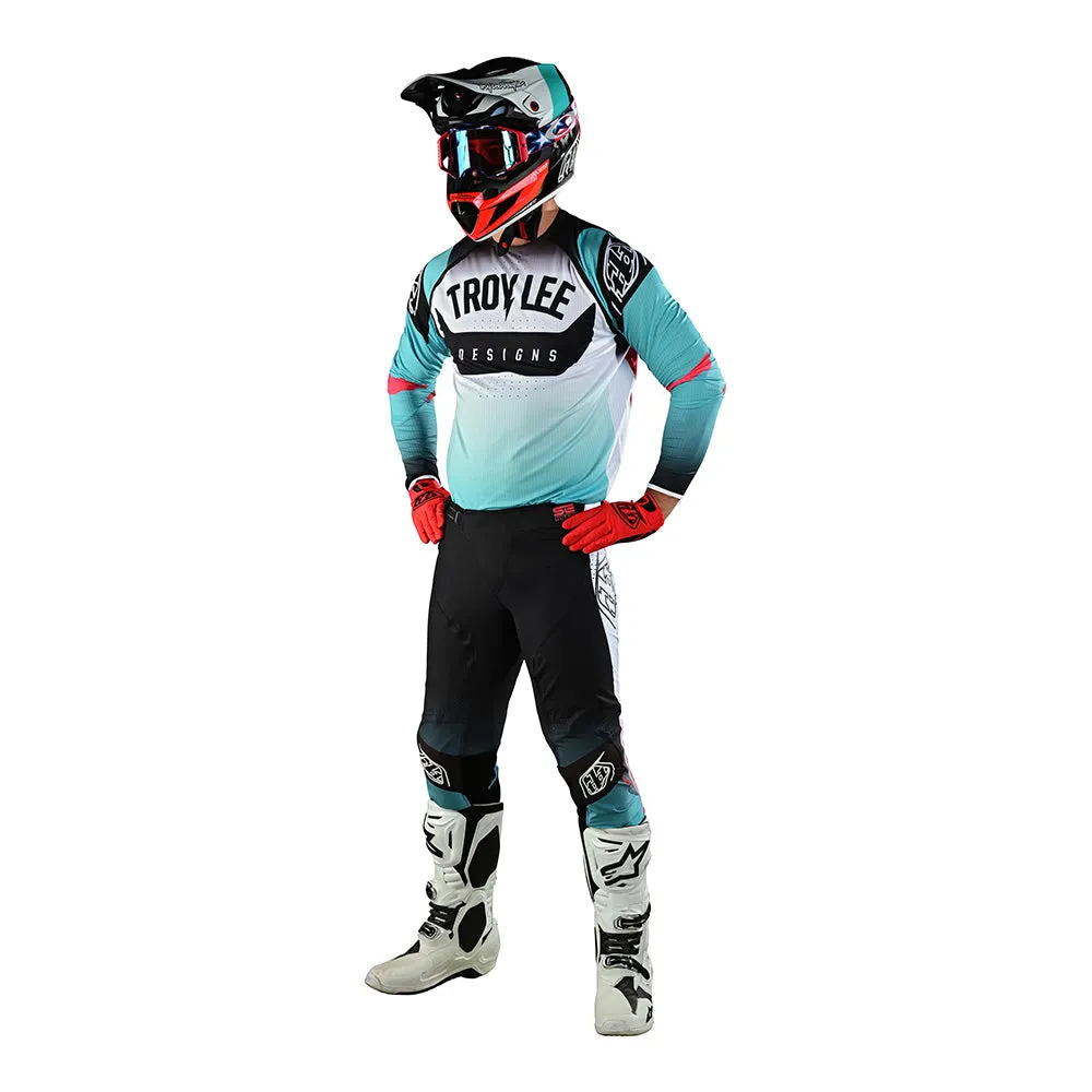 Troy Lee Designs SE Ultra Arc maglia cross turchese melone