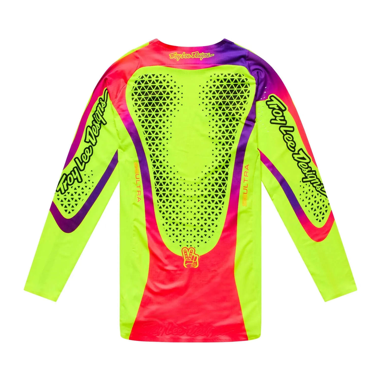 Troy Lee Designs SE Ultra maglia moto giallo fluo manica lunga