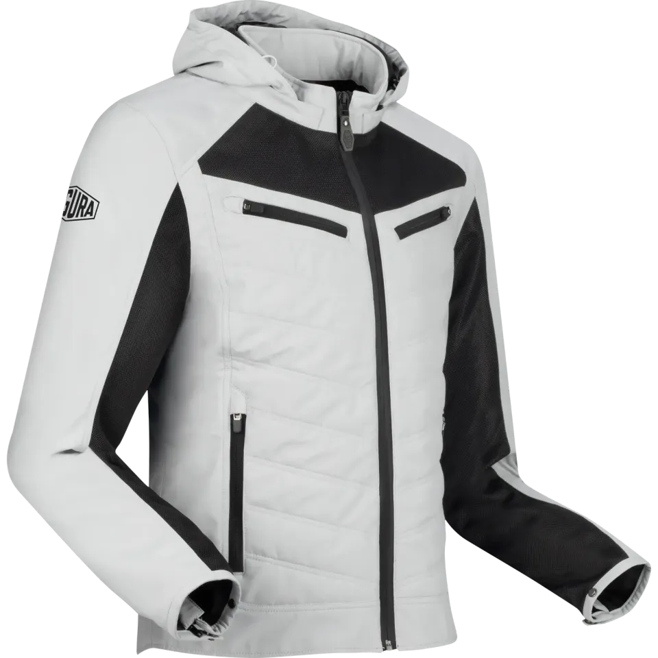 Segura Natcho Vented giacca moto uomo grigio estiva