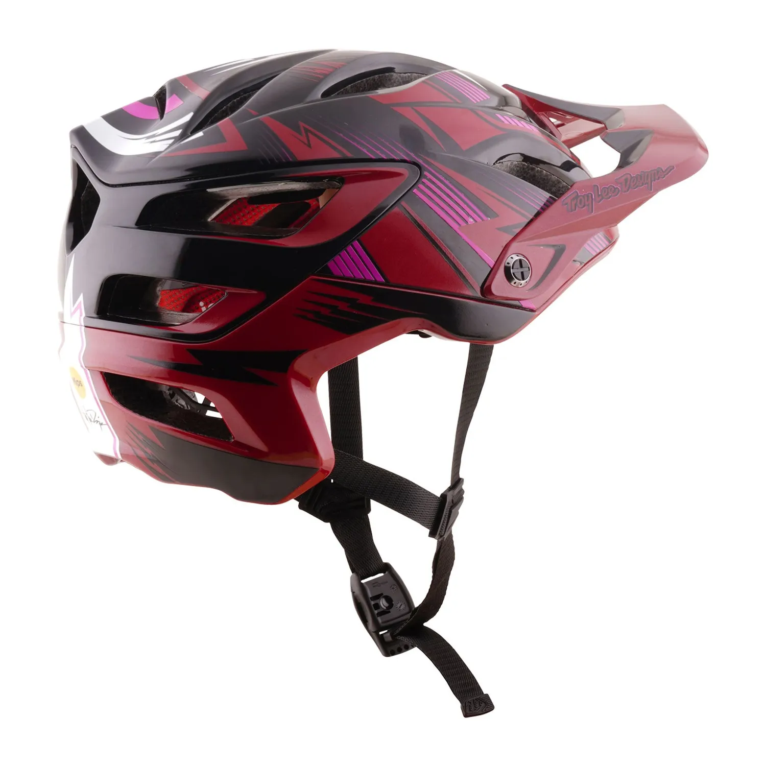 Troy Lee Designs A3 Cyclops casco mtb rosso MIPS