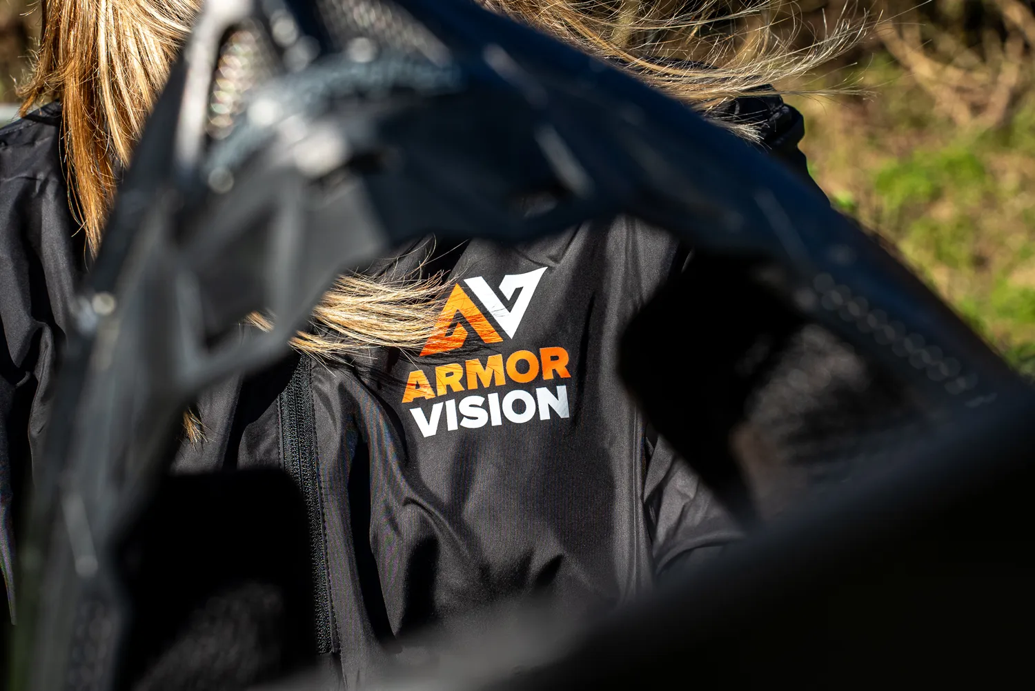 Armor Vision Rain Jacket giacca antipioggia nera impermeabile