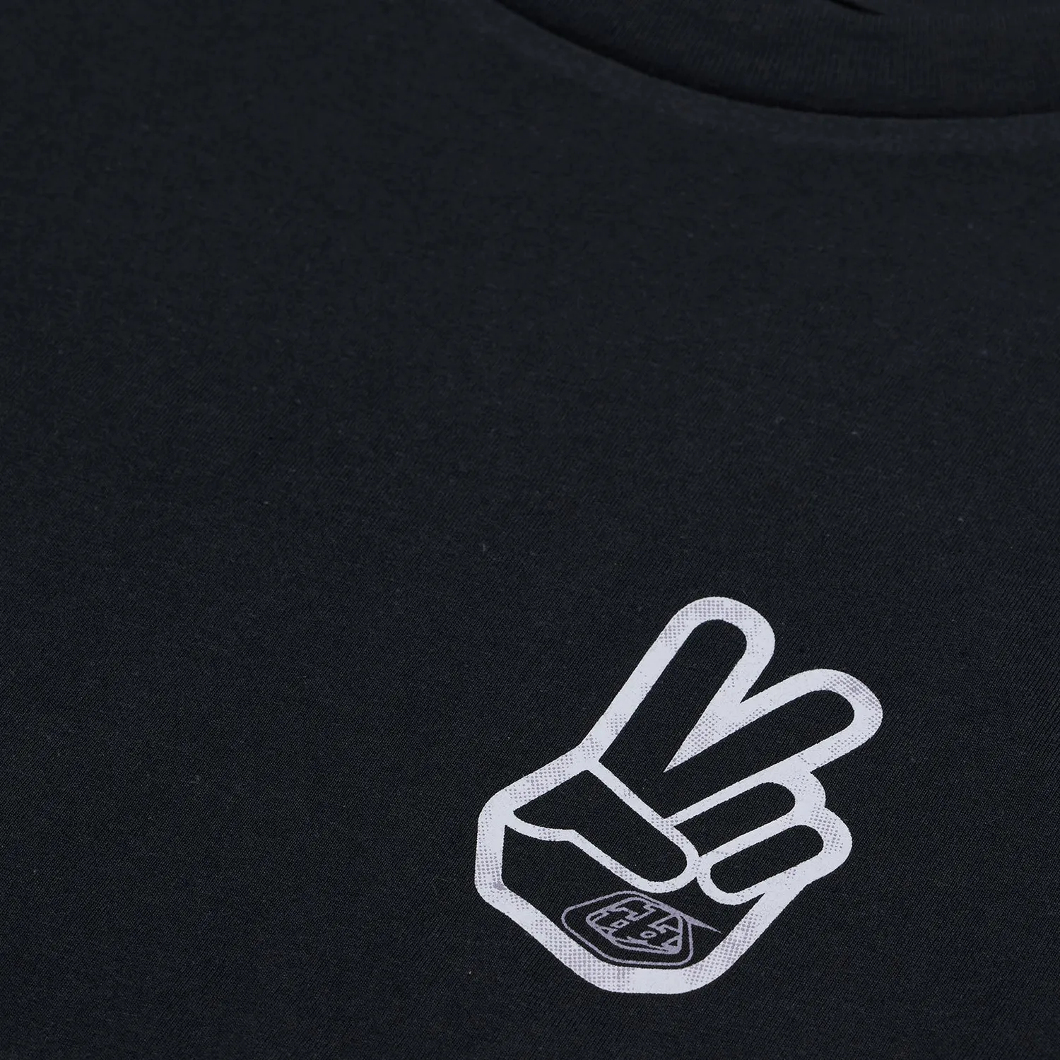Troy Lee Designs Peace Out t-shirt donna nera manica corta