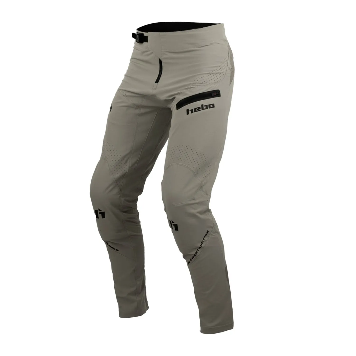 Hebo Tech Pants Stone pantaloni trial protezioni ginocchia