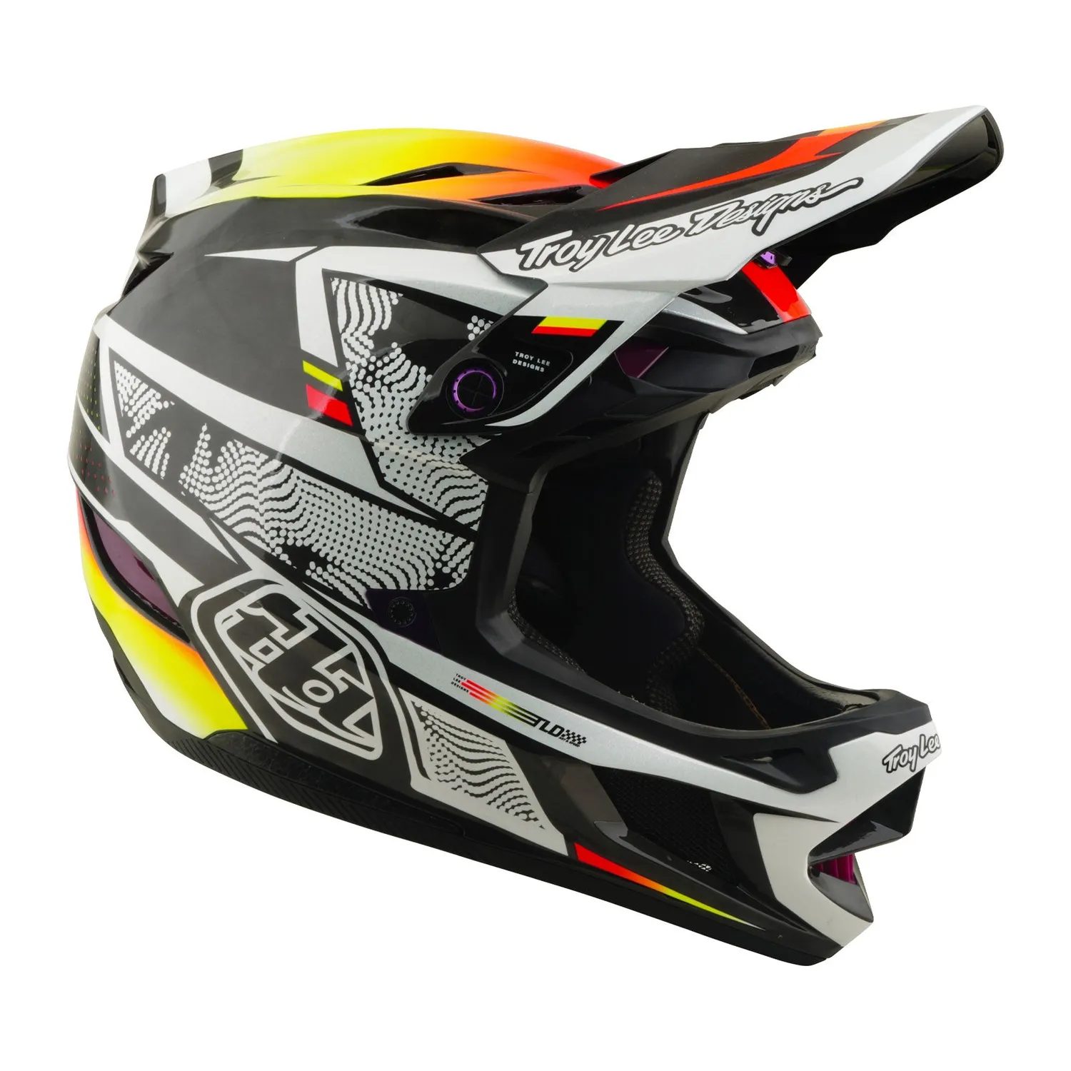 Troy Lee Designs D4 Carbon casco integrale nero